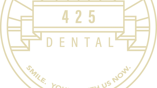 425 dental logo gold